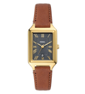 Fossil Quartz Grey Dial Analog Leather Women's Watch, ES5303