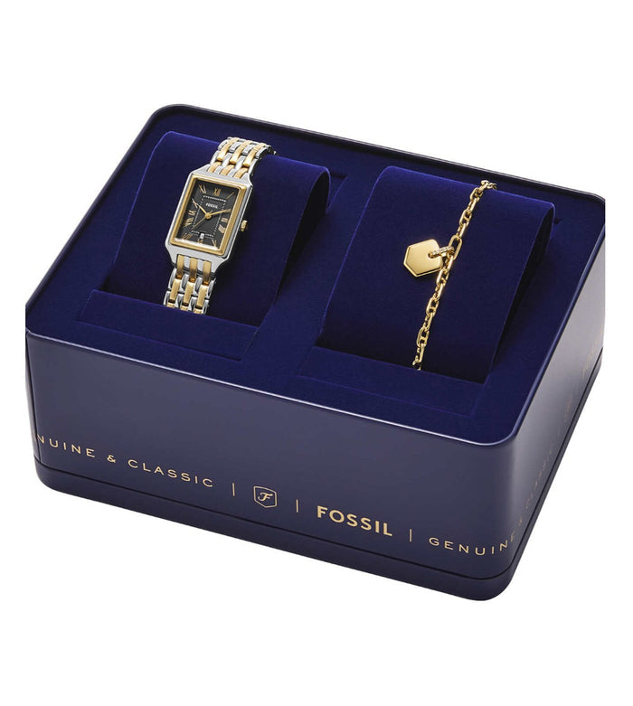 Fossil Quartz Grey Dial Analog Stainless Steel Women's Watch, ES5376SET