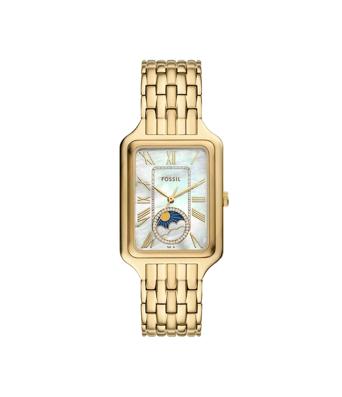 Fossil Quartz Mother Of Pearl Dial Analog Stainless Steel Women's Watch, ES5398