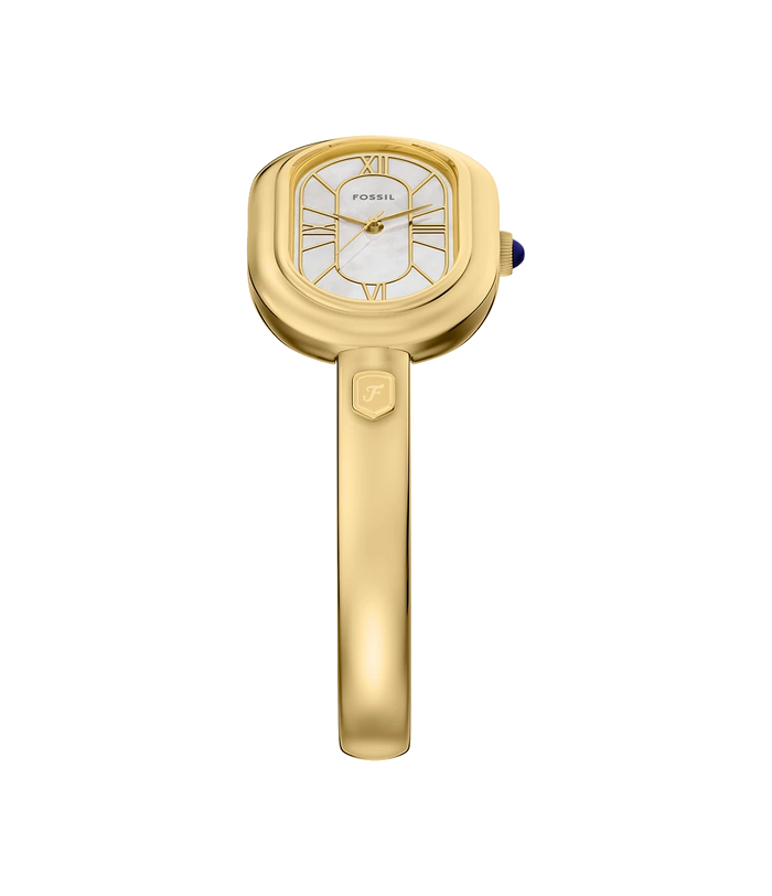 Fossil Quartz Mother of Pearl Dial Analog Stainless Steel Women's Watch, ES5444