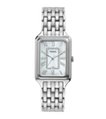 Fossil Quartz Silver Dial Analog Stainless Steel Women's Watch, ES5306