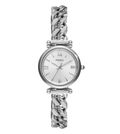 Fossil Quartz Silver Dial Analog Stainless Steel Women's Watch, ES5331