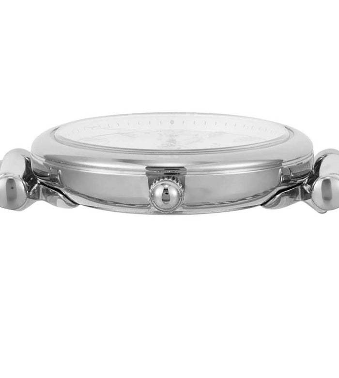 Fossil Quartz Silver Dial Analog Stainless Steel Women's Watch, ES5331