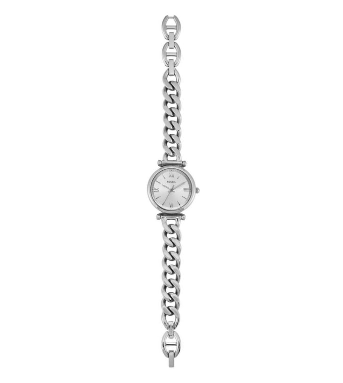 Fossil Quartz Silver Dial Analog Stainless Steel Women's Watch, ES5331