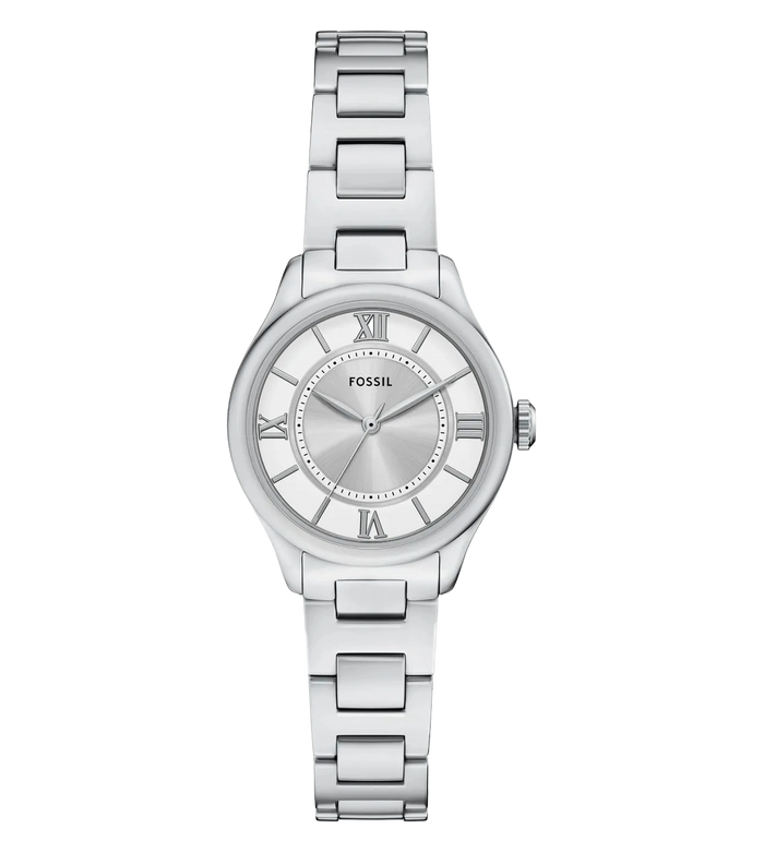 Fossil Quartz Silver Dial Analog Stainless Steel Women's Watch, ES5419