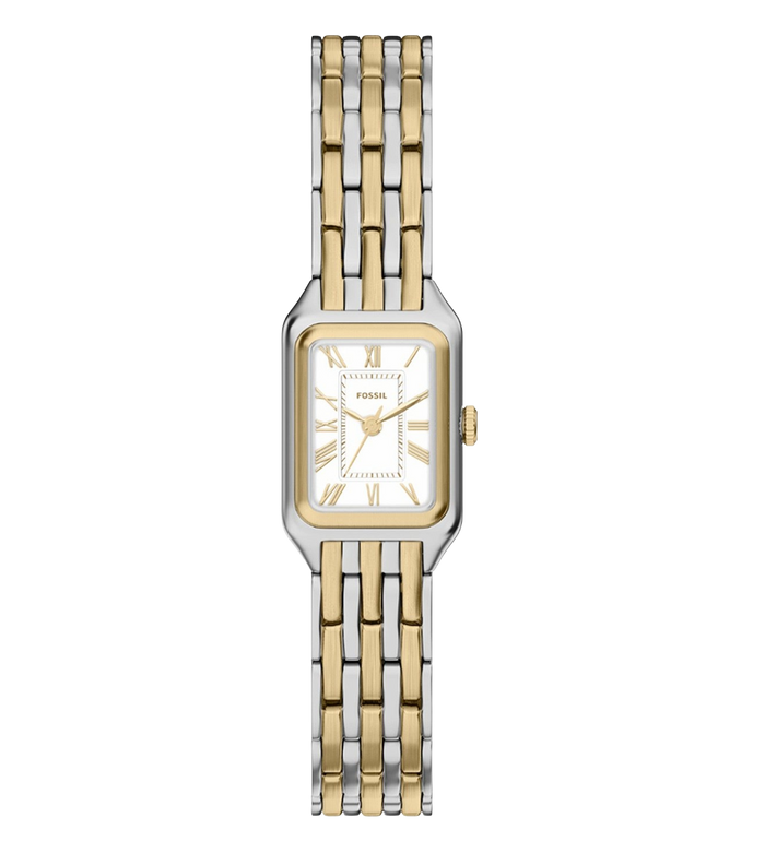 Fossil Quartz White Dial Analog Stainless Steel Women's Watch, ES5468