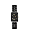Fossil Raquel Three-Hand Date Black Stainless Steel Women's Watch, ES5385