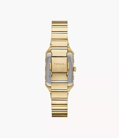 Fossil Raquel Three-Hand Gold-Tone Stainless Steel Women's Watch, ES5389