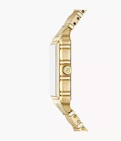 Fossil Raquel Three-Hand Gold-Tone Stainless Steel Women's Watch, ES5389