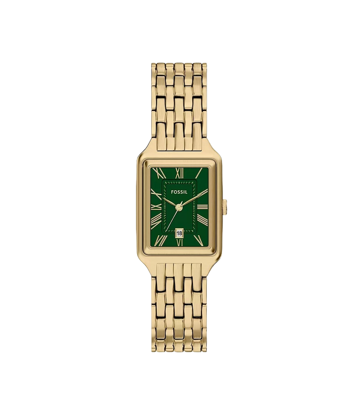 Fossil Raquel Three-Hand Gold-Tone Stainless Steel Women's Watch, ES5452