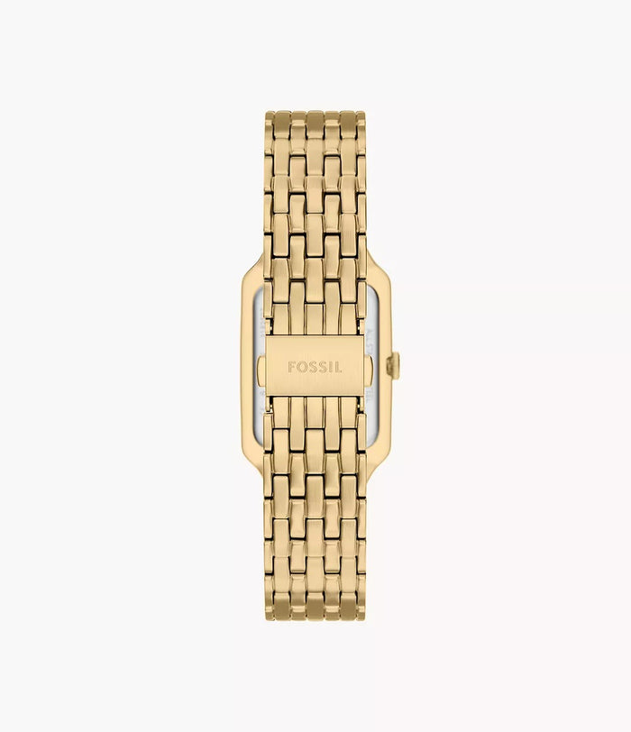 Fossil Raquel Three-Hand Gold-Tone Stainless Steel Women's Watch, ES5452