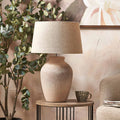 Gila Ombre Sand Textured Ceramic Tall Table Lamp