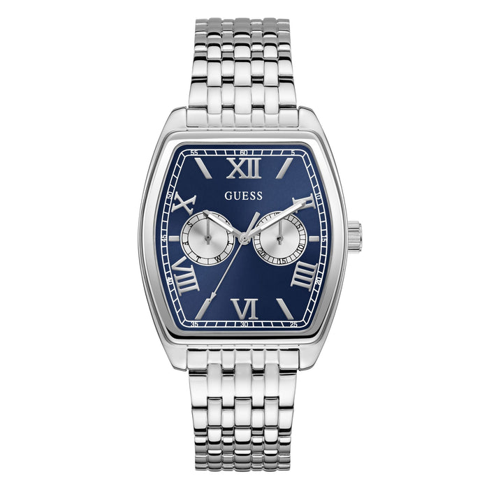 Guess Gabriel Blue Rectangle Quartz Men Watch Men's Watch, GW0975G1