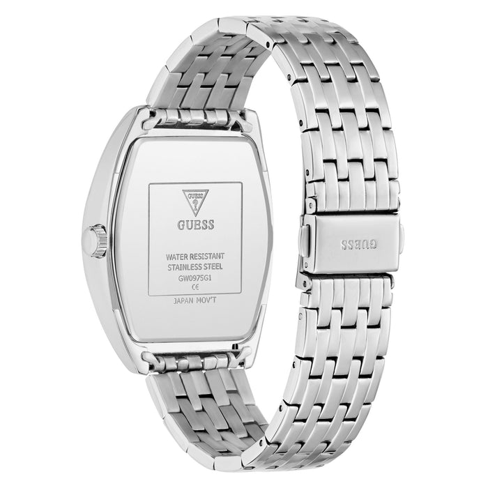 Guess Gabriel Blue Rectangle Quartz Men Watch Men's Watch, GW0975G1
