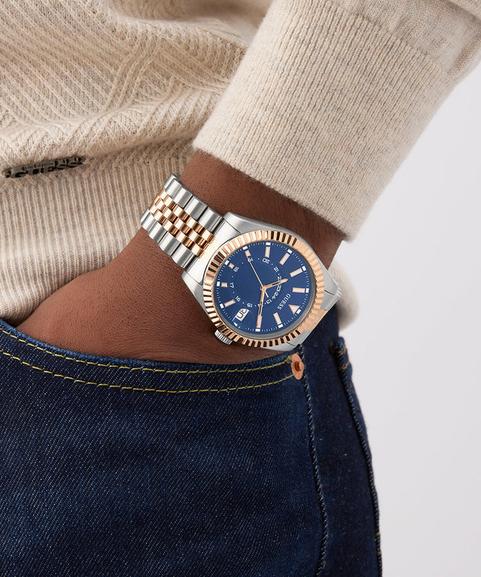 Guess Jaden 2-Tone Multi-function Date Men's Watch, GW0977G5