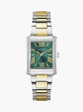 GUESS Ladies 2-Tone Silver Tone Analog Watch Women's Watch, GW0874L2