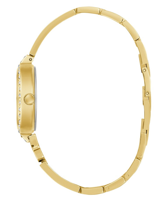GUESS Ladies Giselle Gold Tone Analog Watch Women's Watch, GW0929L2