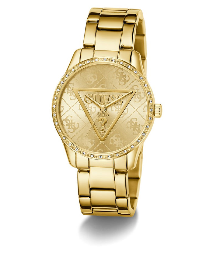 GUESS Ladies Gold Tone Analog Watch Women's Watch, GW0987L2