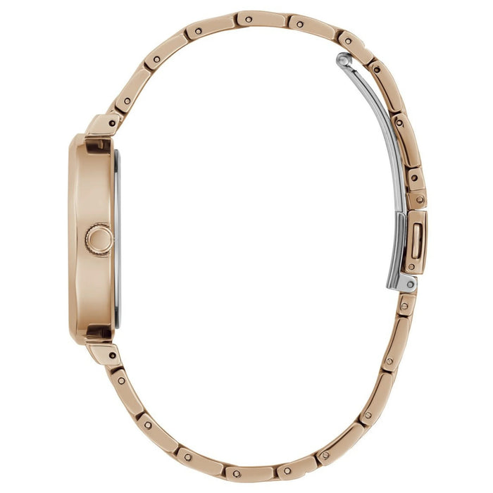 GUESS Ladies Rose Gold Tone Analog Watch Women's Watch, GW0613L3