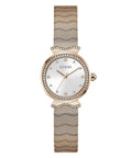 GUESS Ladies Rose Gold Tone Analog Watch Women's Watch, GW0866L3
