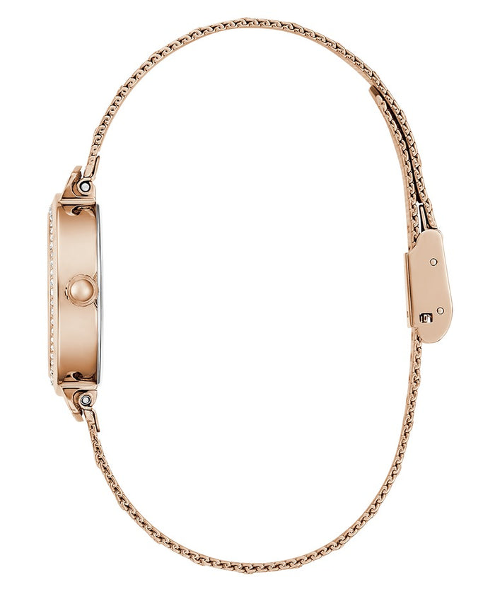 GUESS Ladies Rose Gold Tone Analog Watch Women's Watch, GW0866L3