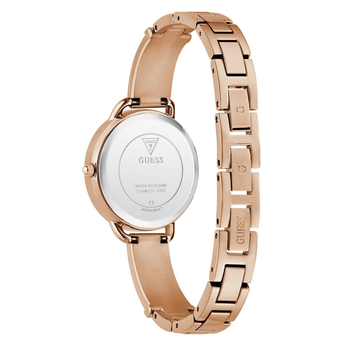 GUESS Ladies Rose Gold Tone Analog Watch Women's Watch Women's Watch, GW0914L3