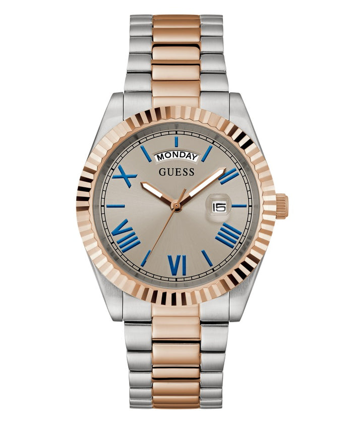 GUESS Mens 2-Tone Day/Date Watch Men's Watch, GW0265G13