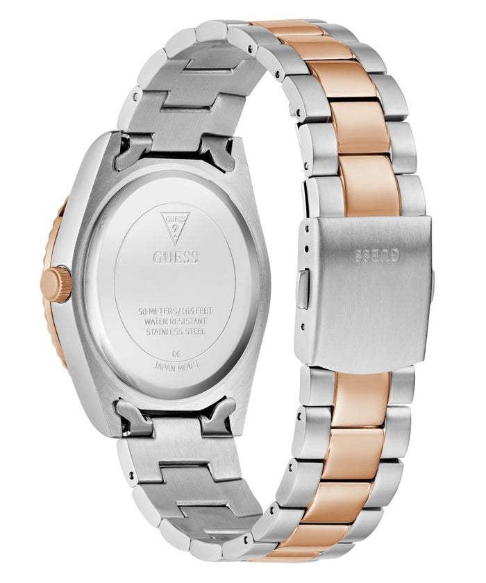 GUESS Mens 2-Tone Day/Date Watch Men's Watch, GW0265G13
