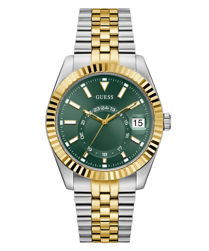 GUESS Mens 2-Tone Multi-function Date Watch Men's Watch, GW0977G4