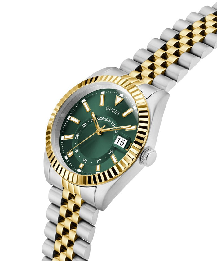GUESS Mens 2-Tone Multi-function Date Watch Men's Watch, GW0977G4