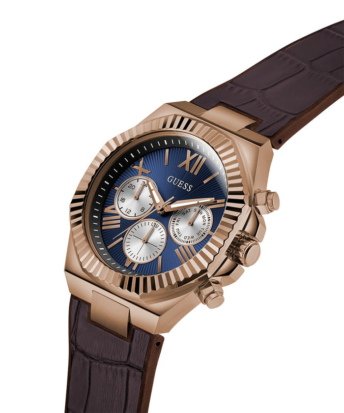 GUESS Mens Brown Coffee Multi-function Watch Men's Watch, GW0791G4