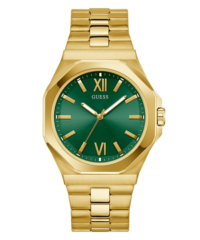 GUESS Mens Gold Tone Analog Watch Men's Watch, GW0849G2