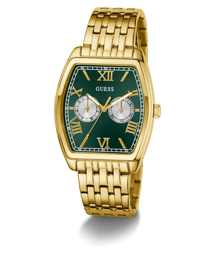 GUESS Mens Gold Tone Multi-function Watch Men's Watch, GW0975G2