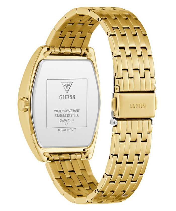 GUESS Mens Gold Tone Multi-function Watch Men's Watch, GW0975G2