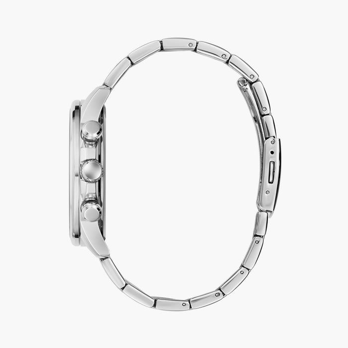 GUESS Mens Silver Tone Multi-function Watch Men's Watch, GW0900G4