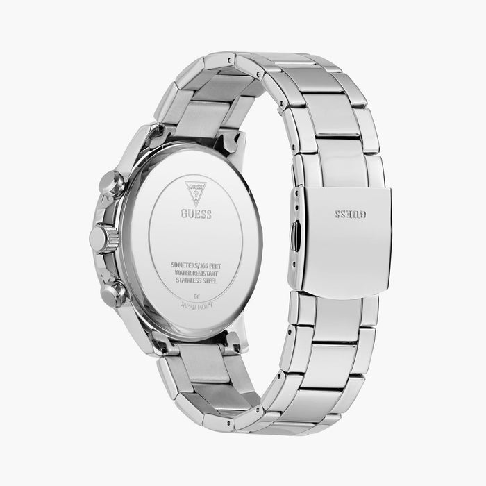 GUESS Mens Silver Tone Multi-function Watch Men's Watch, GW0900G4