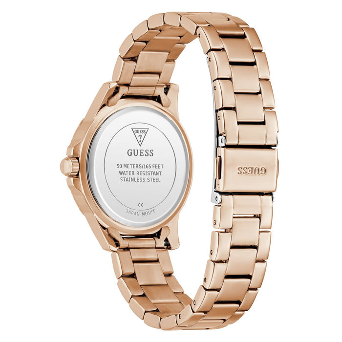 Guess Mist White Round Quartz Women Watch Women's Watch, GW0948L5