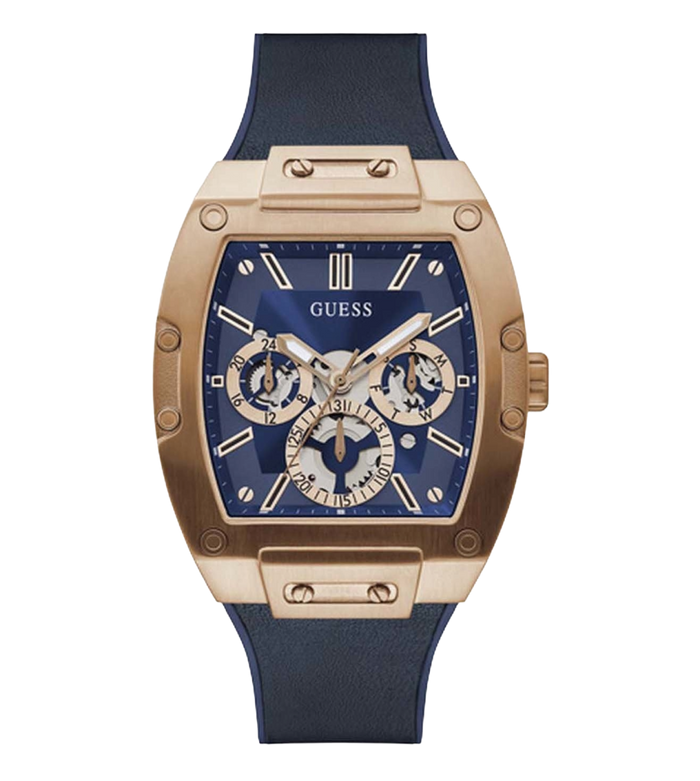 Guess Quartz Blue Dial Analog Stainless Steel Men's Watch, GW0202G4