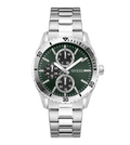 Guess Quartz Green Dial Analog Stainless Steel Men's Watch, GW1061G1