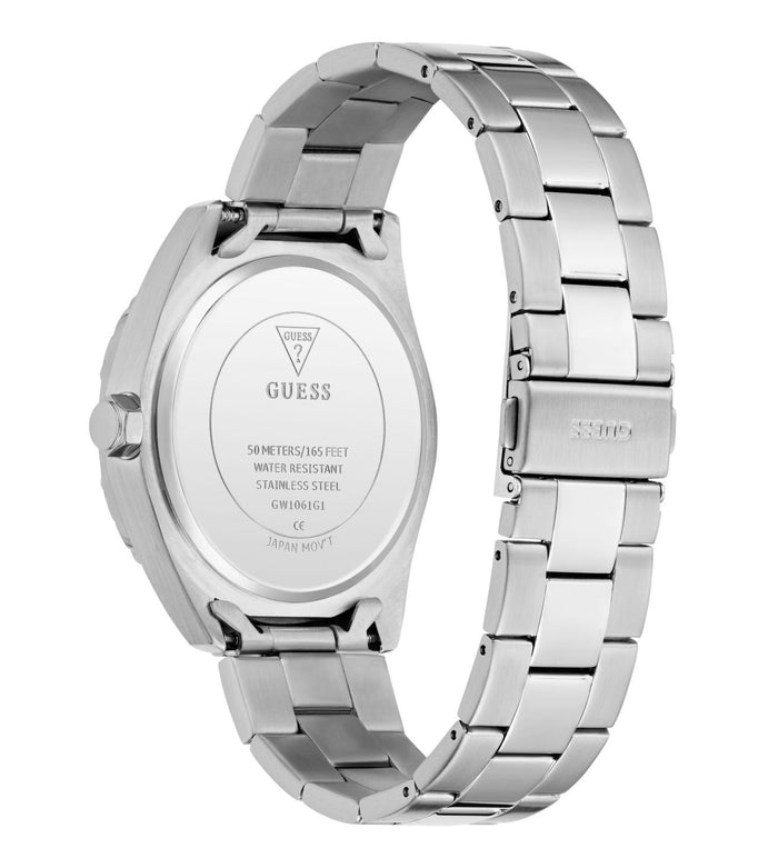 Guess Quartz Green Dial Analog Stainless Steel Men's Watch, GW1061G1