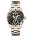 Guess Quartz Green Dial Analog Stainless Steel Men's Watch, GW1061G6