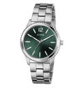 Guess Quartz Green Dial Analog Stainless Steel Men's Watch, GW1062G1