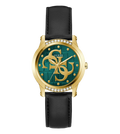 Guess Quartz Green Dial Analog Stainless Steel Women's Watch, GW0860L6