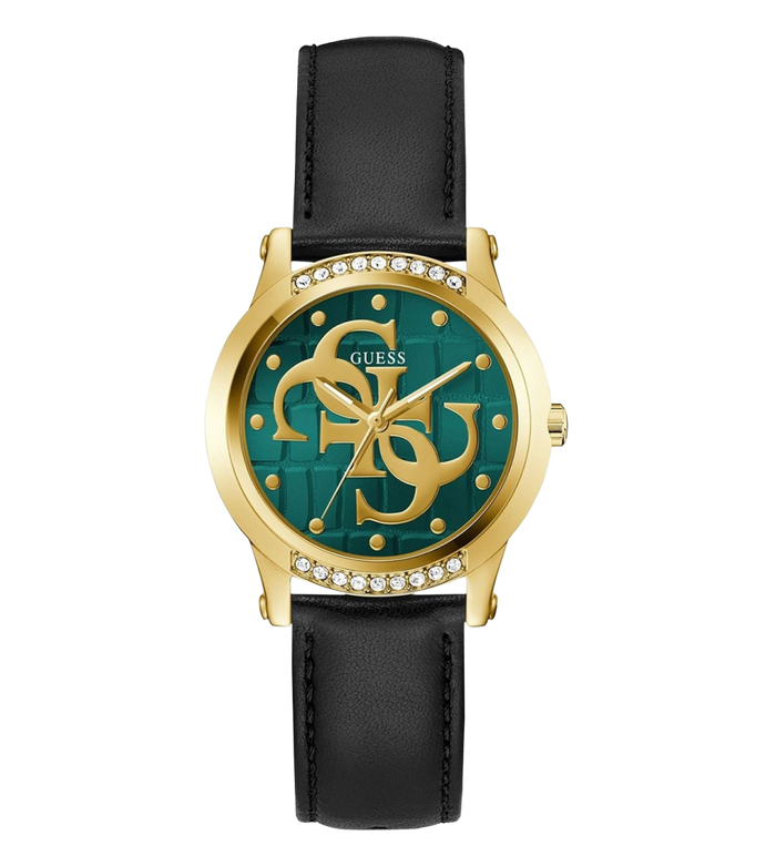 Guess Quartz Green Dial Analog Stainless Steel Women's Watch, GW0860L6