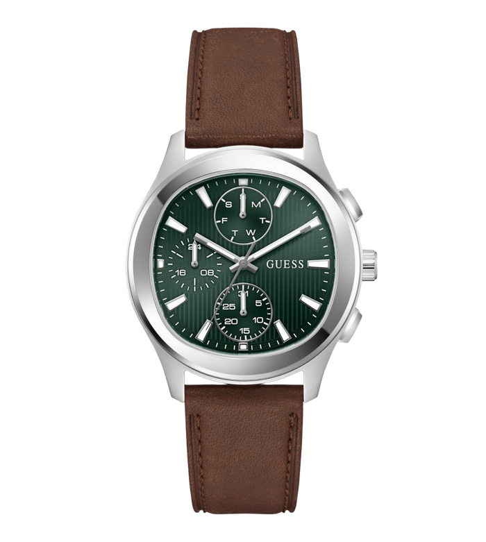 Guess Quartz Green Dial Analog Stainless Steel Women's Watch, GW1049G1