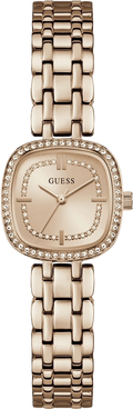 Guess Quartz Rose Gold Dial Analog Stainless Steel Women's Watch, GW1018L4