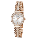 Guess Quartz White Dial Analog Stainless Steel Women's Watch, GW0401L3