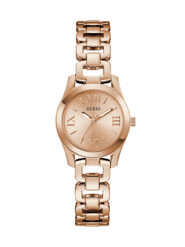 Guess Veda Rose Gold Round Quartz Women's Watch, GW0927L4