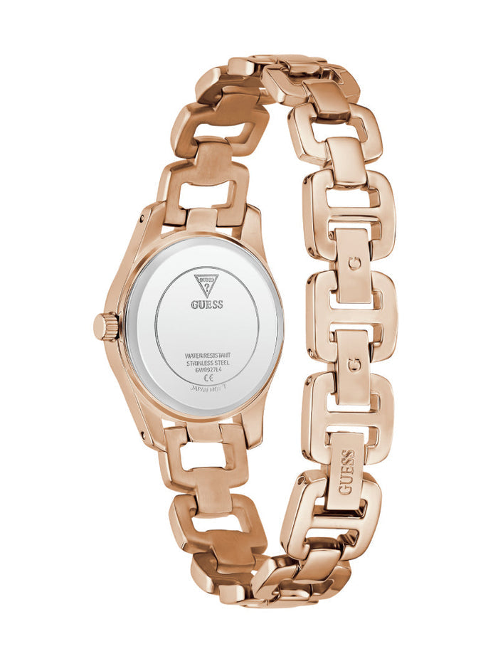 Guess Veda Rose Gold Round Quartz Women's Watch, GW0927L4