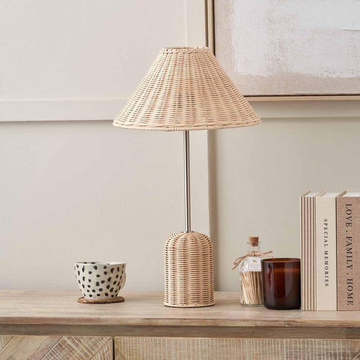 Halia Rattan Base and Shade Table Lamp